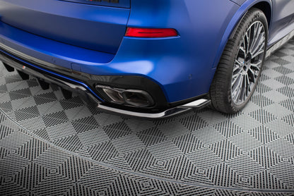 Rear splitter (with vertical bars) v.1 bmw x5 m-pack g05 facelift