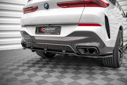Rear splitter (with vertical bars) v.1 bmw x6 m-pack g06