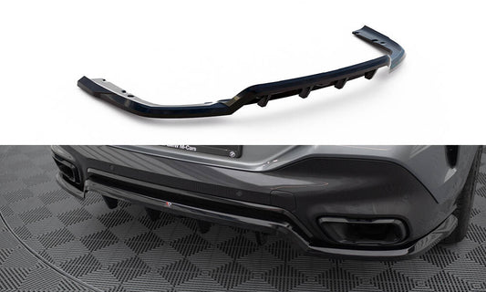 Rear splitter (with vertical bars) v.1 bmw x6 m-pack g06 facelift