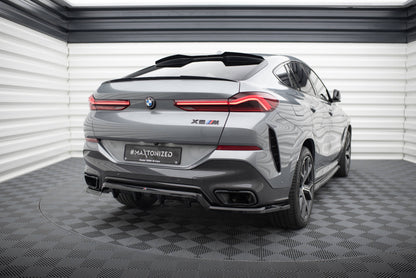 Rear splitter (with vertical bars) v.1 bmw x6 m-pack g06 facelift