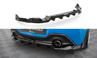 Rear splitter (with vertical bars) v.1 + flaps toyota gr86 mk1