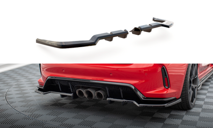 Rear splitter (with vertical bars) v.1 honda civic type-r mk 11