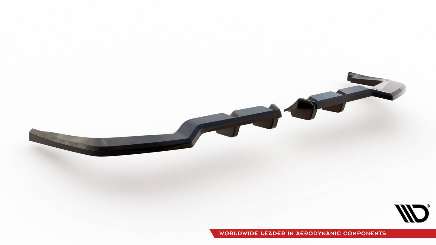 Rear splitter (with vertical bars) v.1 honda civic type-r mk 11