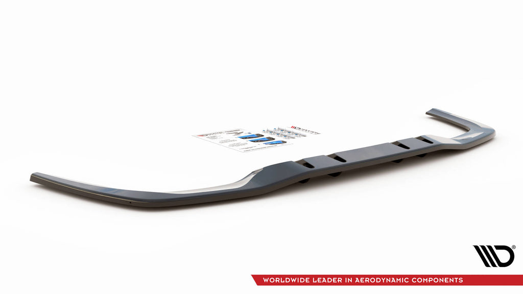Rear splitter (with vertical bars) v.1 mercedes a 35 amg sedan v177