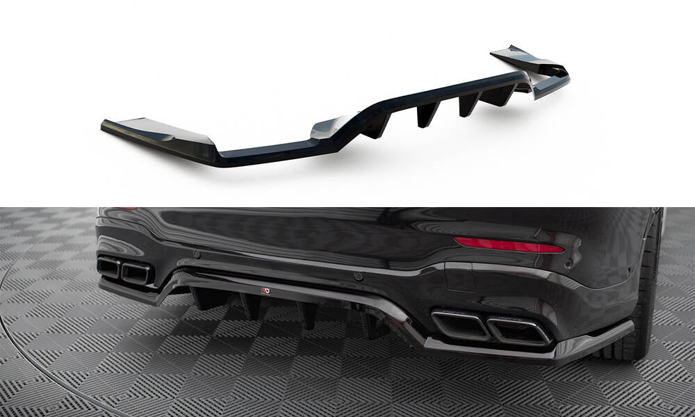 Rear splitter (with vertical bars) v.1 mercedes-amg glc 63 suv x253