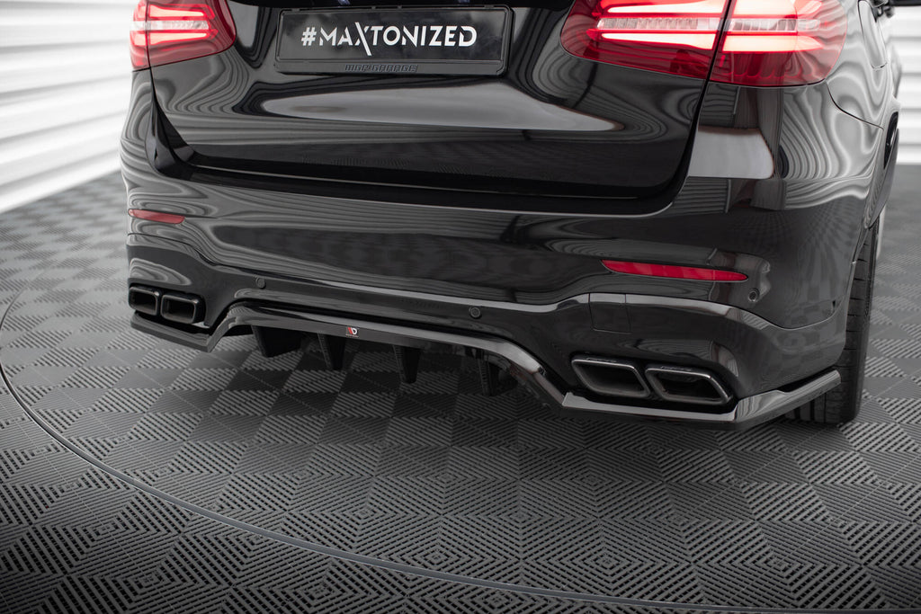 Rear splitter (with vertical bars) v.1 mercedes-amg glc 63 suv x253