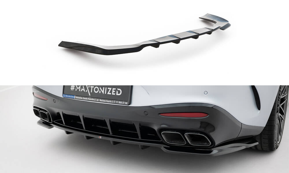 Rear splitter (with vertical bars) v.1 mercedes-amg gt 63 c192