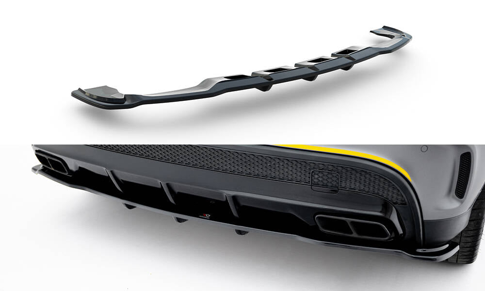 Rear splitter (with vertical bars) v.1 mercedes-benz gla 45 amg