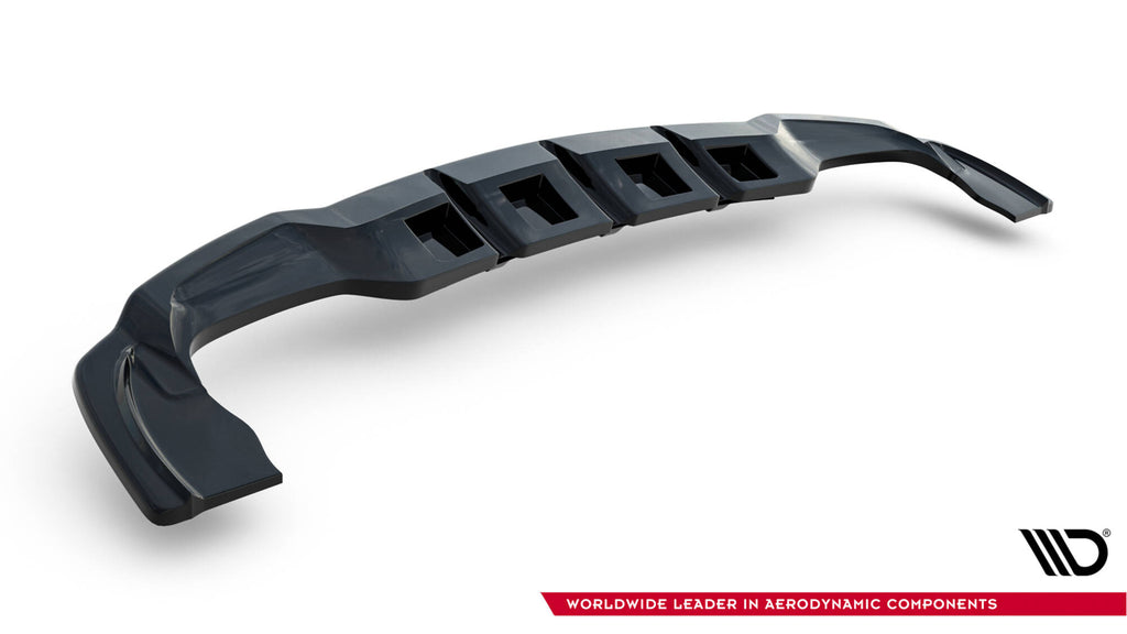 Rear splitter (with vertical bars) v.1 mercedes-benz gla 45 amg