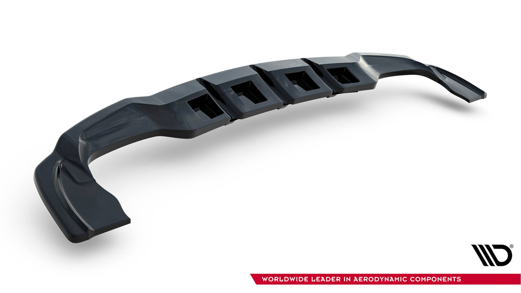 Rear splitter (with vertical bars) v.1 mercedes-benz gla 45 amg