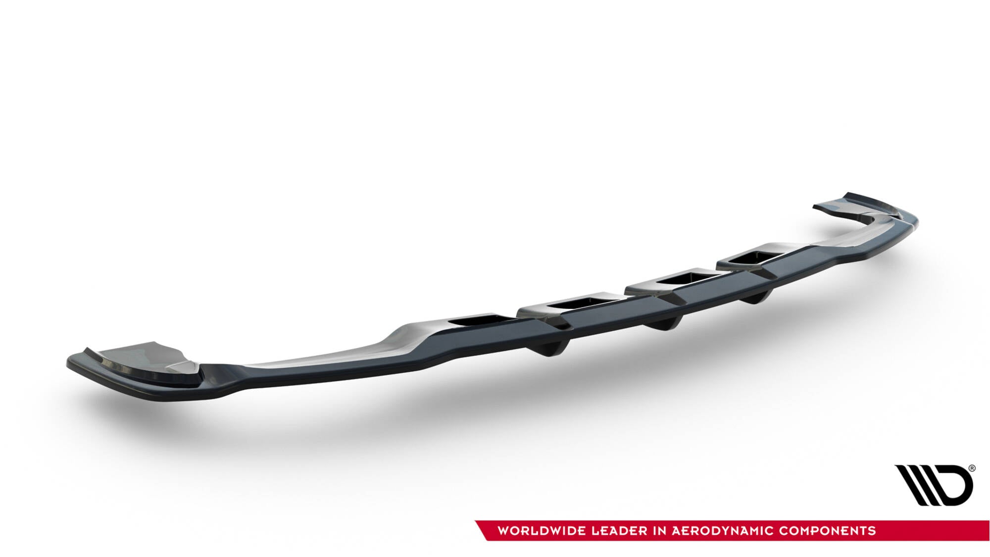 Rear splitter (with vertical bars) v.1 mercedes-benz gla 45 amg