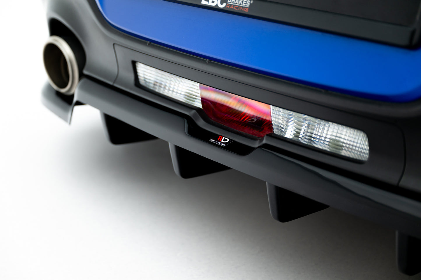 Rear splitter (with vertical bars) v.1 subaru brz mk2