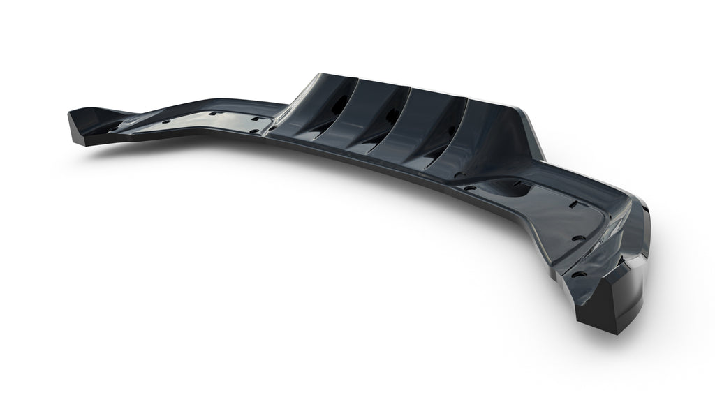 Rear splitter (with vertical bars) v.1 suitable for cupra leon hatchback mk1 facelift