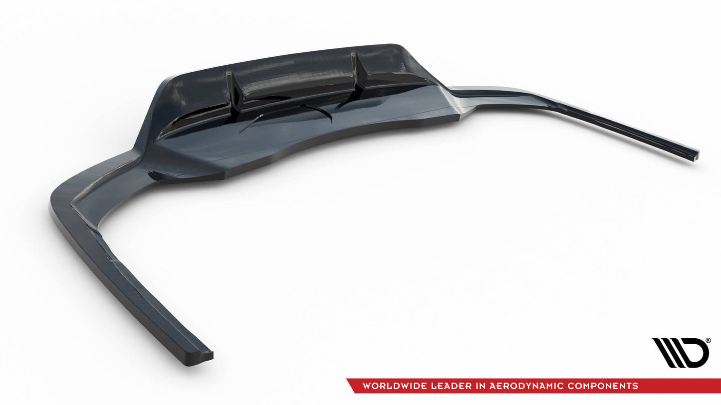 Rear splitter (with vertical bars) v.2 audi a4 s-line b9 facelift