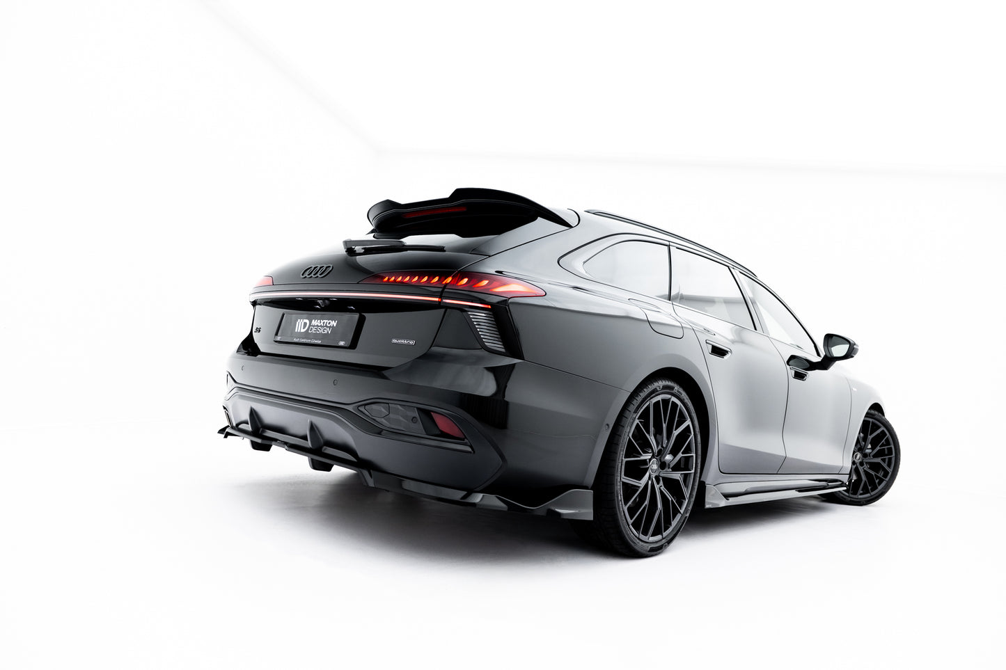 Rear splitter (with vertical bars) v.2 audi a6 s-line c9