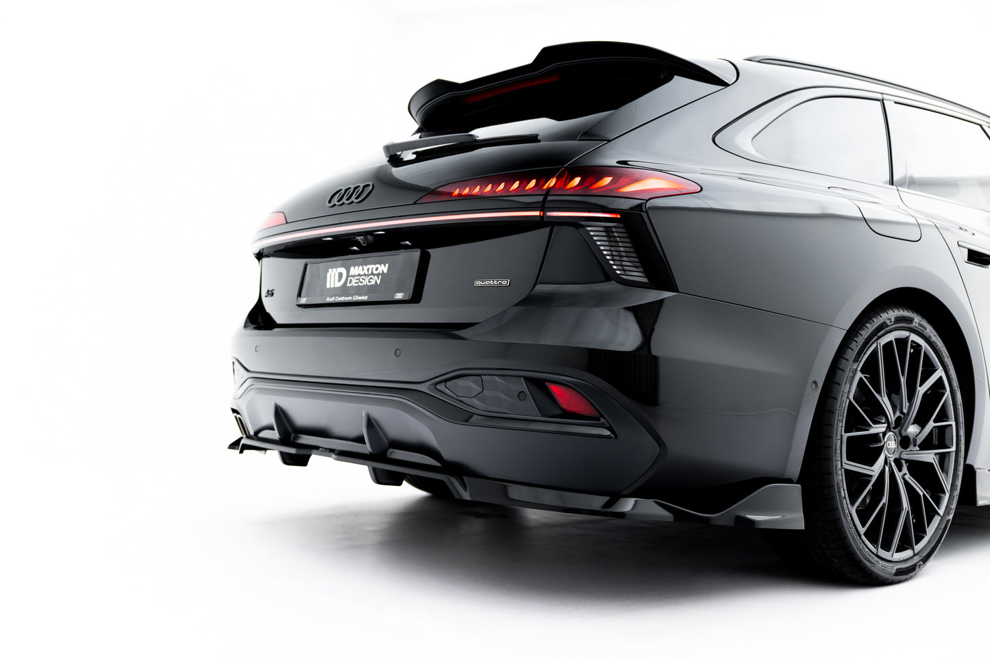 Rear splitter (with vertical bars) v.2 audi a6 s-line c9