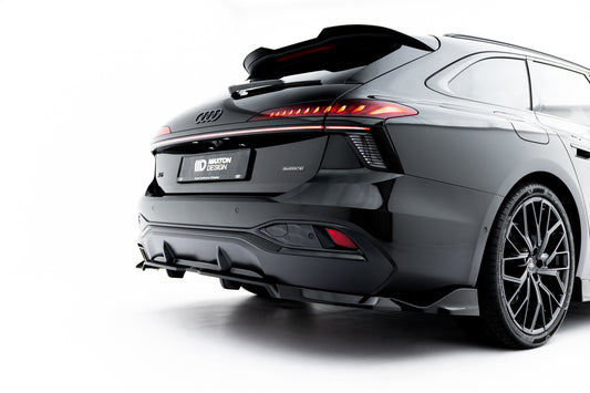 Rear splitter (with vertical bars) v.2 audi a6 s-line c9