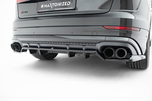 Rear splitter (with vertical bars) v.2 audi sq8 / q8 s-line mk1 facelift