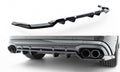 Bageste splitter (med lodrette stænger) v.2 Audi SQ8 / Q8 S-line MK1 ansigtsløftning