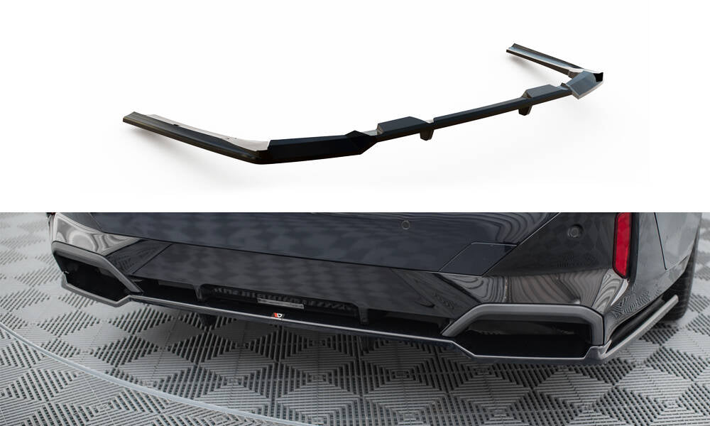 Rear splitter (with vertical bars) v.2 bmw 5 / i5 m-pack g60