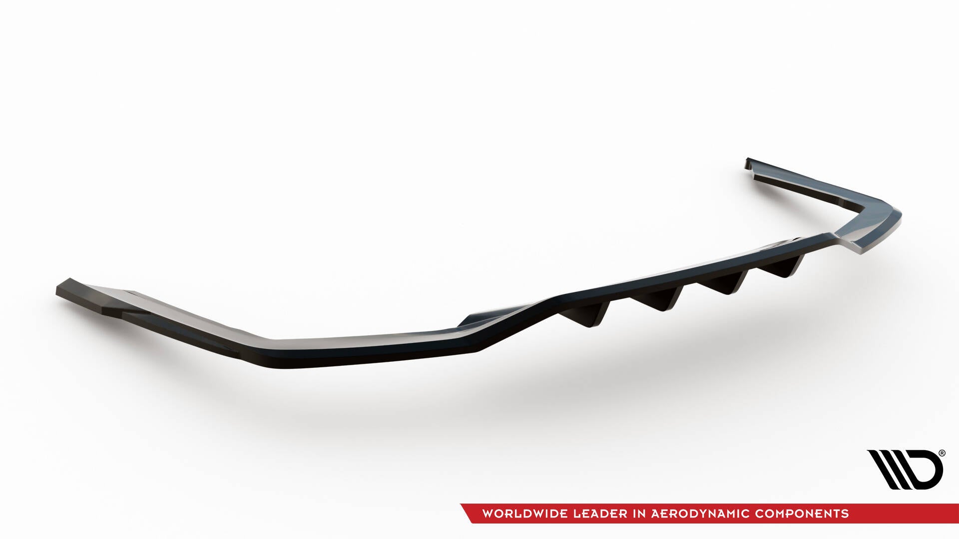 Bageste splitter (med lodrette stænger) v.2 BMW 7 m-pack G11 / G12 ansigtsløftning