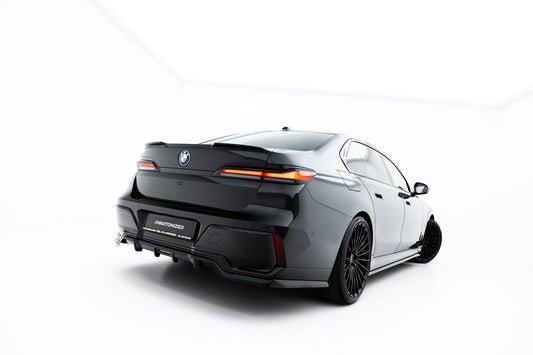 Rear splitter (with vertical bars) v.2 bmw 7 m-pack g70