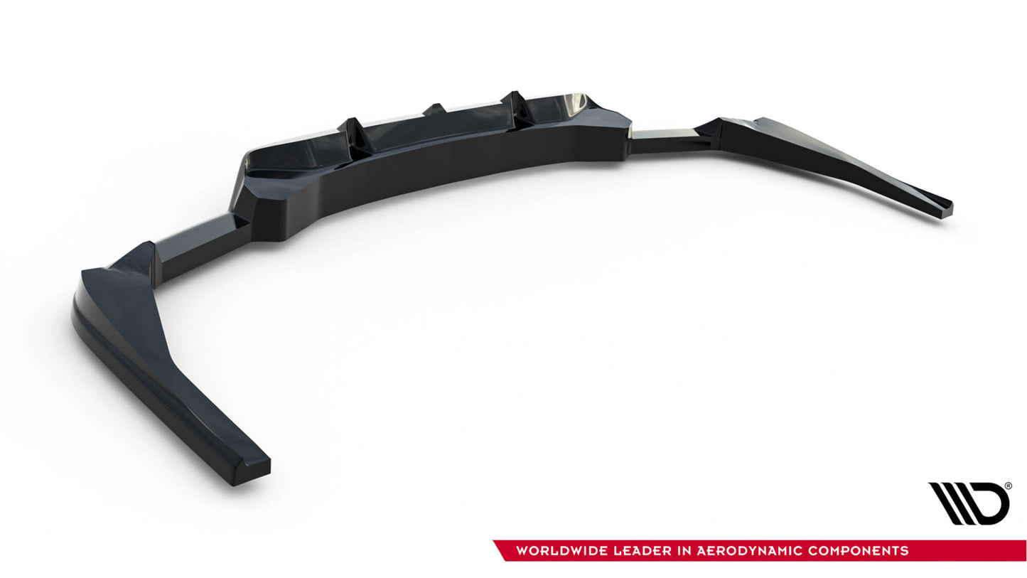 Rear splitter (with vertical bars) v.2 bmw x4 m-pack g02 facelift