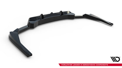 Rear splitter (with vertical bars) v.2 bmw x4 m-pack g02 facelift