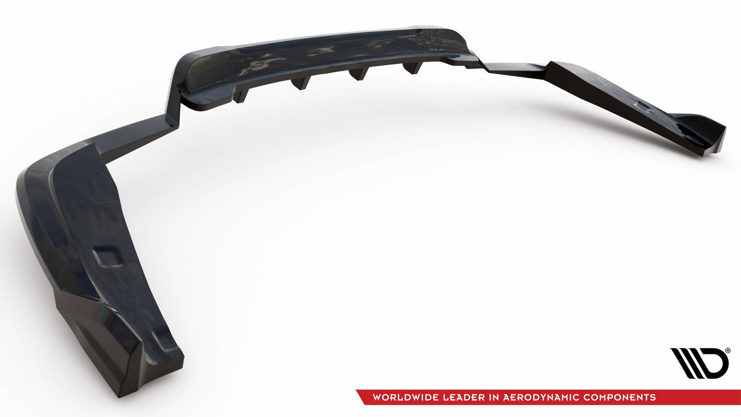 Rear splitter (with vertical bars) v.2 bmw x4 m40i g02