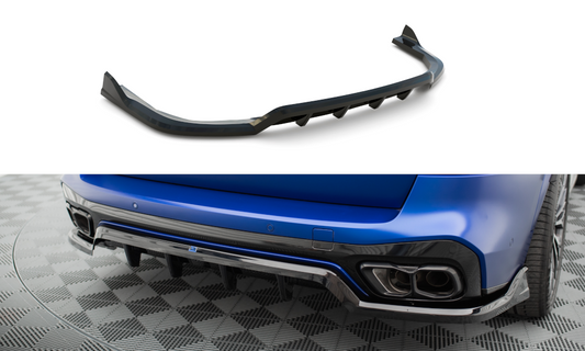 Rear splitter (with vertical bars) v.2 bmw x5 m-pack g05 facelift