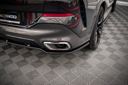 Rear splitter (with vertical bars) v.2 bmw x6 m-pack g06
