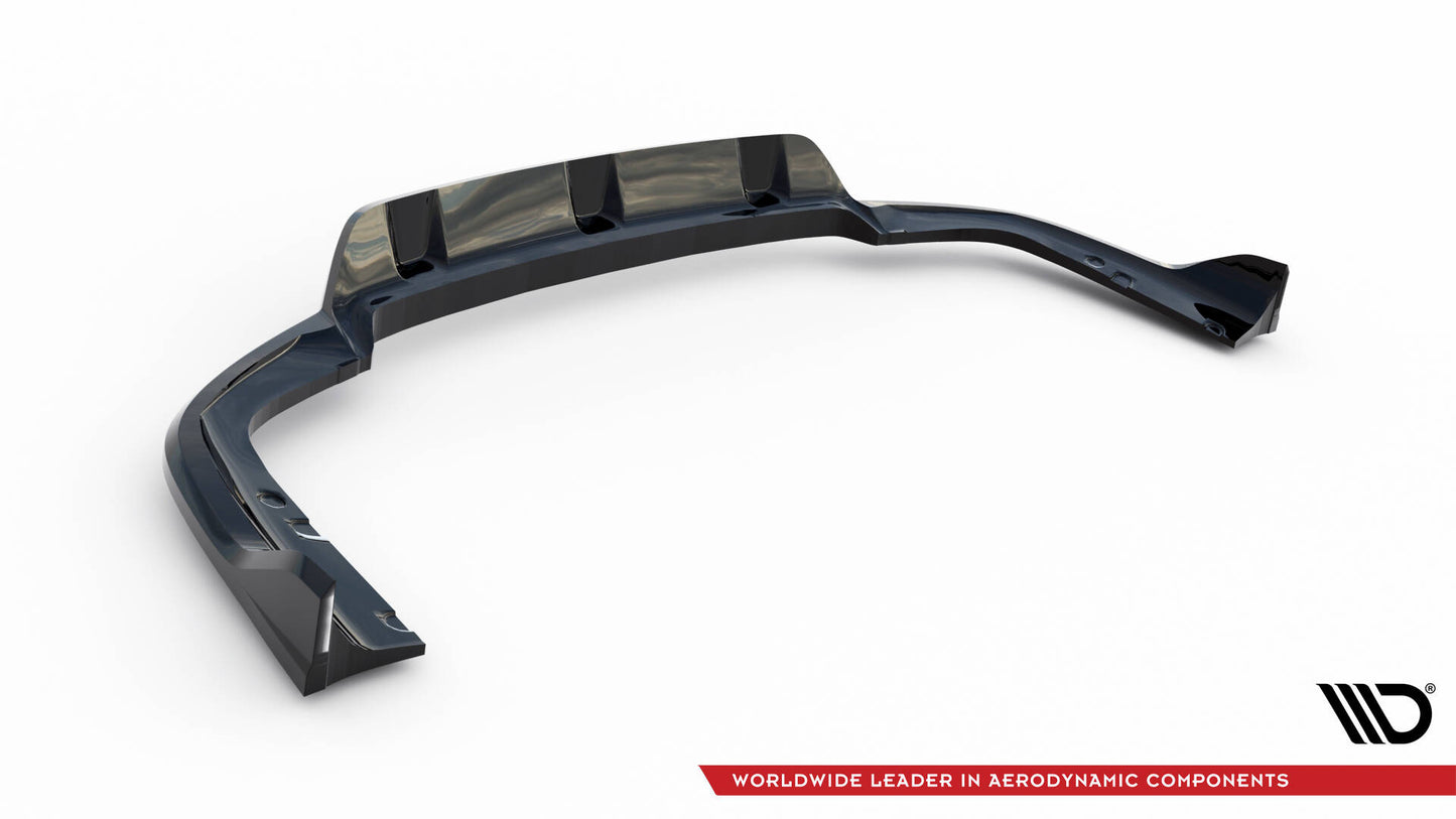 Rear splitter (with vertical bars) v.2 bmw x6 m-pack g06 facelift