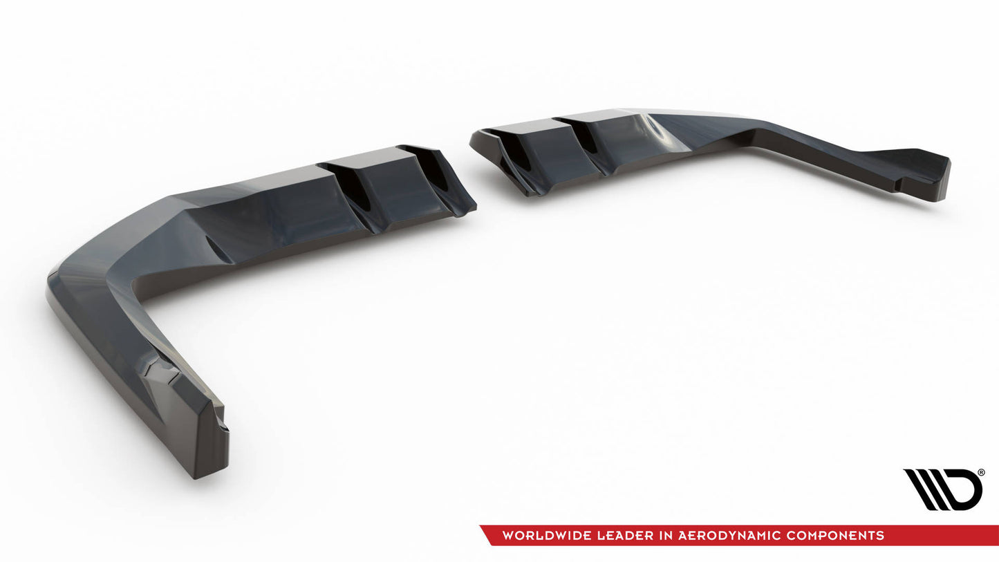 Rear splitter (with vertical bars) v.2 honda civic type-r mk 11