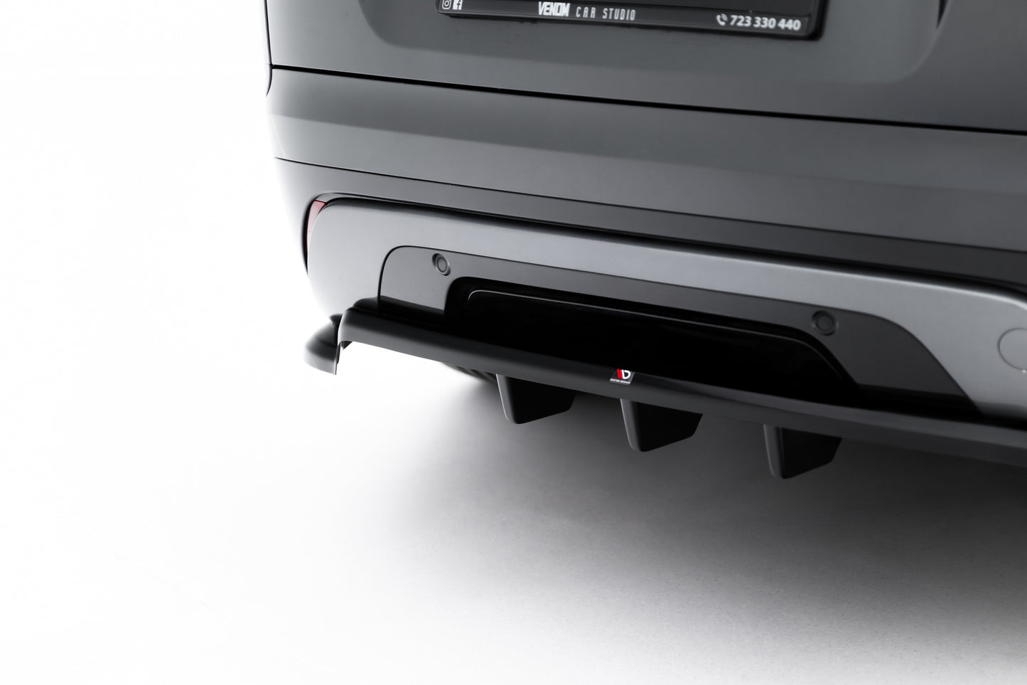 Rear splitter (with vertical bars) v.2 land rover range rover velar r-dynamic mk1