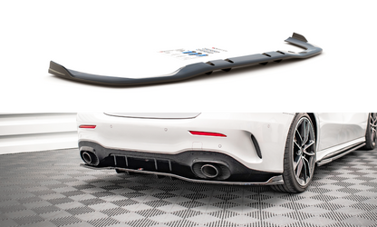 Rear splitter (with vertical bars) v.2 mercedes a 35 amg sedan v177