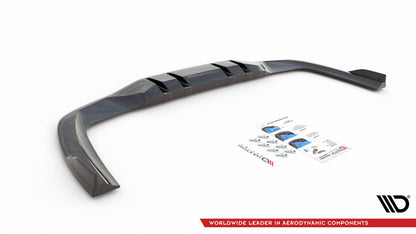 Rear splitter (with vertical bars) v.2 mercedes a 35 amg sedan v177