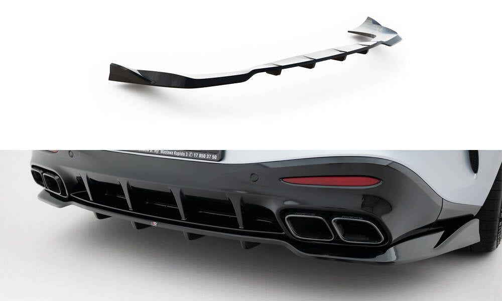 Rear splitter (with vertical bars) v.2 mercedes-amg gt 63 c192