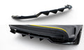 Rear splitter (with vertical bars) v.2 mercedes-benz gla 45 amg x156