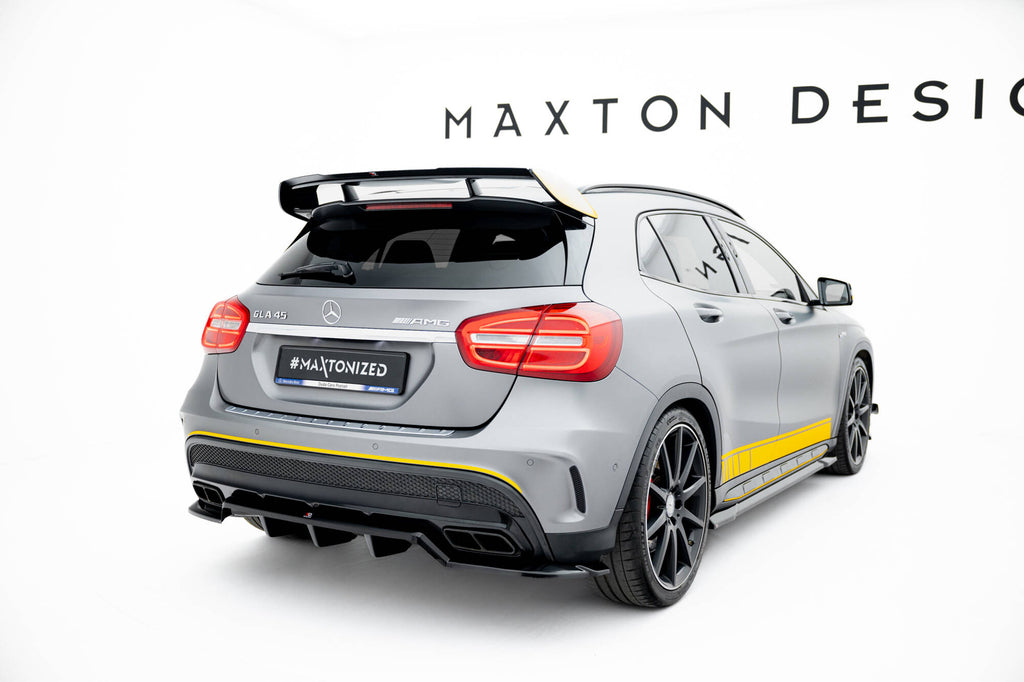 Rear splitter (with vertical bars) v.2 mercedes-benz gla 45 amg x156