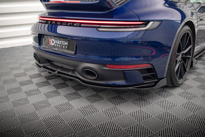 Rear splitter (with vertical bars) v.2 porsche 911 carrera aero / carrera gts 992