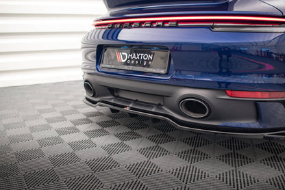 Rear splitter (with vertical bars) v.2 porsche 911 carrera aero / carrera gts 992