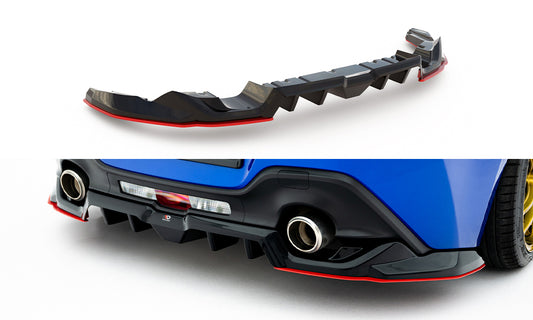 Rear splitter (with vertical bars) v.2 subaru brz mk2