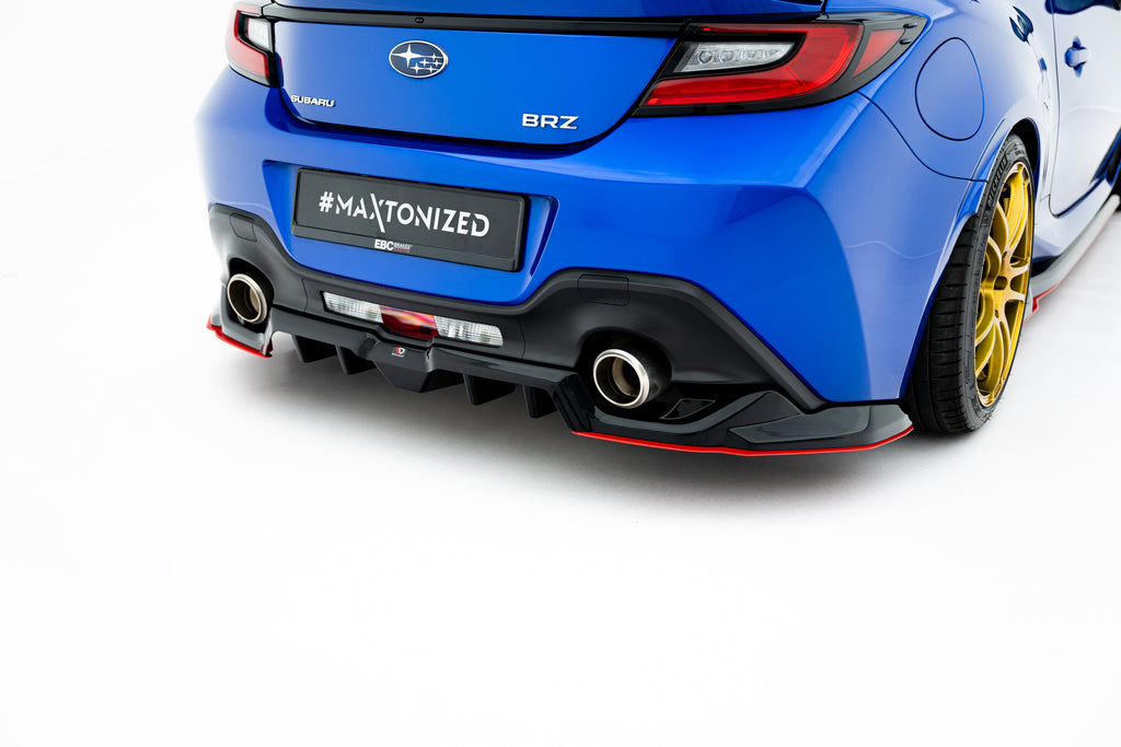 Rear splitter (with vertical bars) v.2 subaru brz mk2