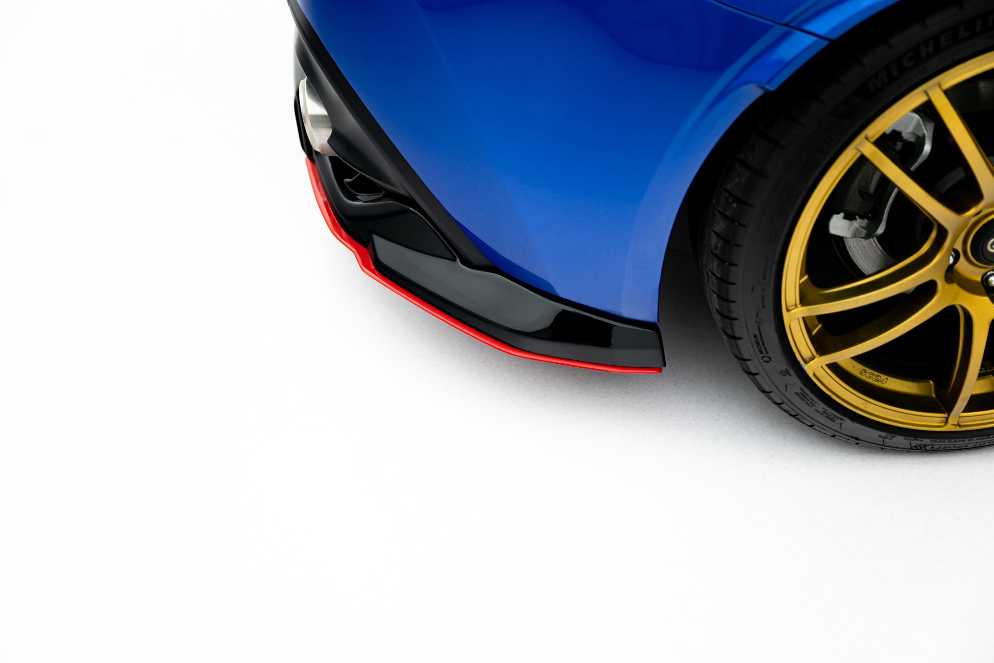 Rear splitter (with vertical bars) v.2 subaru brz mk2