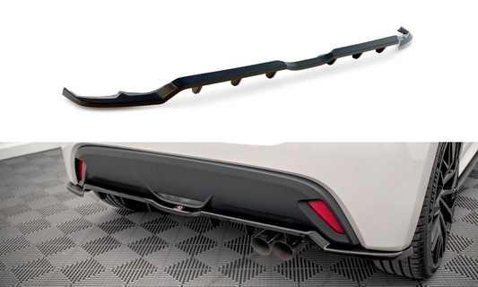 Rear splitter (with vertical bars) v.2 toyota yaris mk4