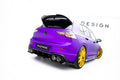 Rear splitter (with vertical bars) v.2 volkswagen golf r mk8 / mk8 facelift