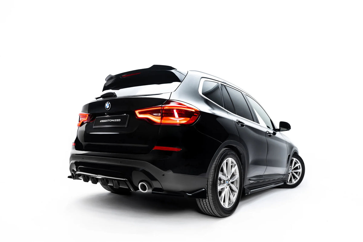 Rear splitter (with vertical bars) v.2 suitable for bmw x3 g01