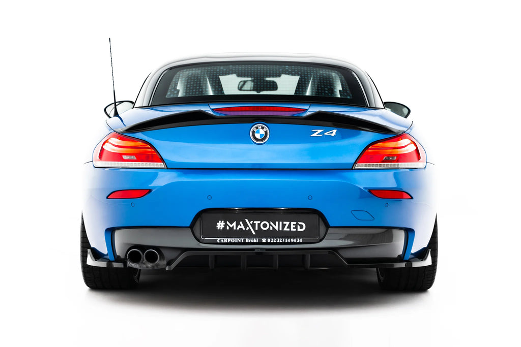Rear splitter (with vertical bars) v.2 suitable for bmw z4 m-pack e89 facelift