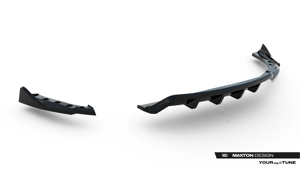Rear splitter (with vertical bars) v.2 suitable for bmw z4 m-pack e89 facelift