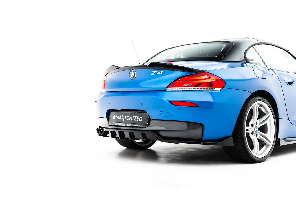 Rear splitter (with vertical bars) v.2 suitable for bmw z4 m-pack e89 facelift
